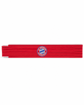 FC Bayern München Zollstock 2 m Rot aus Holz